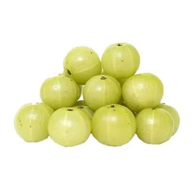 Veena's Fresh Amla Whole Indian 1KG Gooseberry Healthy Fresh Fruit Indian Origin