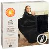 The Cosy Shop Waffle Heated Throw - Black - Features: Digital Remote Control, 9 Heat Settings, Therapeutic Warmth, 2 Hour Auto Shut Off, Ultra Thin Wire for Added Comfort, Extra Long Power Cord view 1