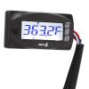 Naroote Motorcycle Universal 4 in 1 LCD Digital Thermometer with Oil Temperature Display for Voltage and Time, ABS Material (M16x1.5) view 4