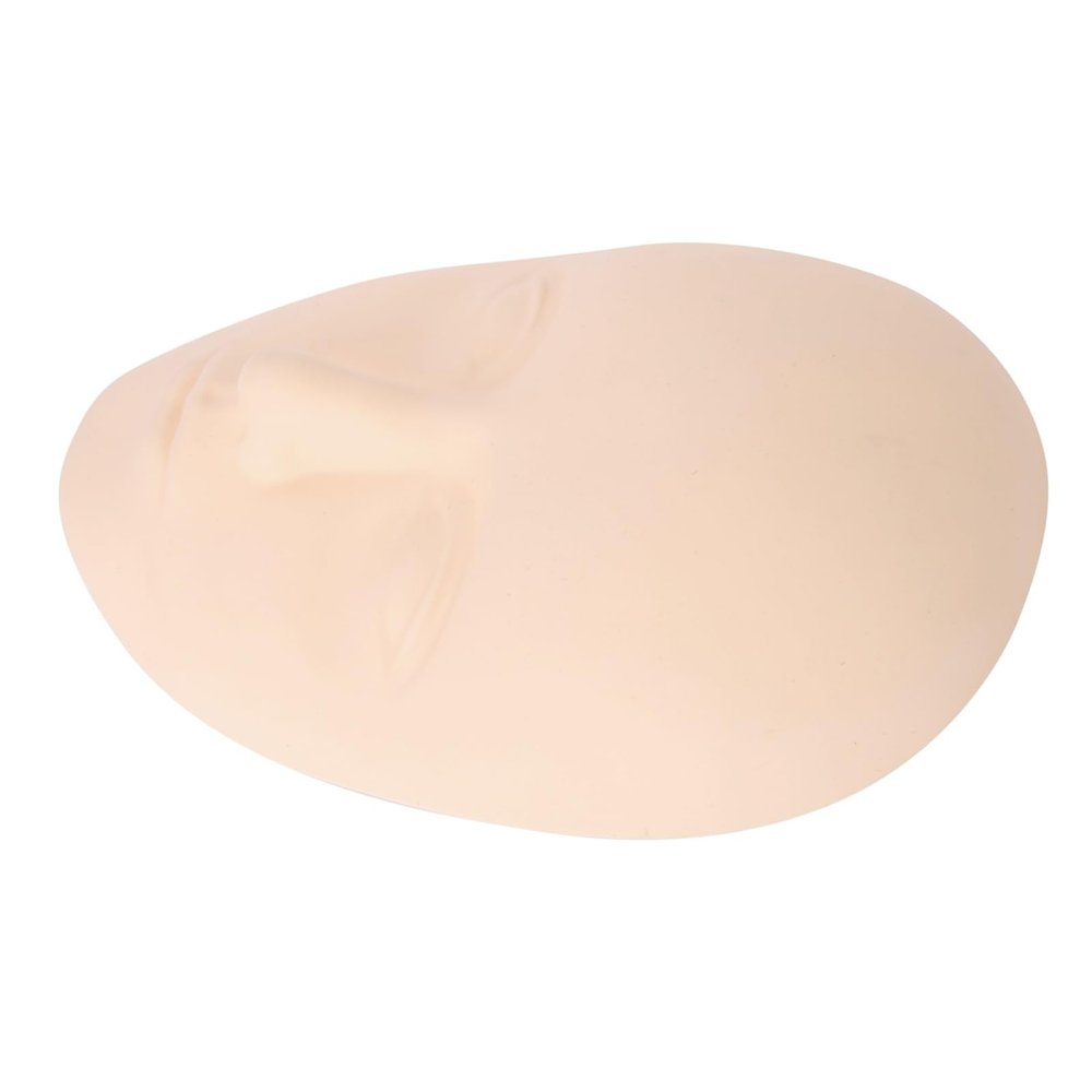 TOPINCN Eyebrow Lip Training Skin, Durable Silicone Microblading Practice Skin for Different Techniques, Convenient for Beauty School Students, Harmless and Comfortable Practice (dough)