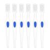 Healeved 6pcs Denture Cleaning Brush for Retainers and False Teeth - Dual-Sided Toothbrush with Hard Bristles Portable Denture Care Supplies for Elderly view 1