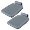 Alide 2 Pcs Sturdy Wheelchair Footrest Pedal Replacement Parts Elevating Footplates for Elderly Wheelchairs and Patient Use view 1