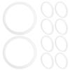 DECORNIJIA 10pcs Silicone Lid Seal Gasket Replacement for Bento Lunch Box Leakproof Food Storage Sealing Rings for School Office Meal Prep Wear-Resistant Kitchen Accessories view 1