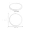 DECORNIJIA 10pcs Silicone Lid Seal Gasket Replacement for Bento Lunch Box Leakproof Food Storage Sealing Rings for School Office Meal Prep Wear-Resistant Kitchen Accessories view 2