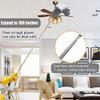 12 Pcs Feather Duster, Microfibre Feather Duster Bendable Extendable Washable Cobweb Duster with 100 inches Long Telescopic Duster, for Cleaning Ceiling Fan Lights Blinds Cars Furniture view 4