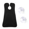 Beard Apron, Beard Trimming Catcher Cape, Bib for Shaving Haircuts, Men's Gifts, Waterproof Non-Stick Hair Catcher Care Cloth with 2 Suction Cups, Gifts for Husband, Dad, Care (Black) view 1