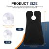Beard Apron, Beard Trimming Catcher Cape, Bib for Shaving Haircuts, Men's Gifts, Waterproof Non-Stick Hair Catcher Care Cloth with 2 Suction Cups, Gifts for Husband, Dad, Care (Black) view 2
