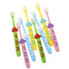 WATIIFUFU 2 Sets Boys and Girls Toothbrush Soft Bristle Number Handle Cartoon Design Boy Girl Tooth Brush Years Old Daily Oral Care view 1