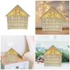 NVOQILIN Christmas Tree And Reindeer Advents Calendar Distinctive Countdowns Calendar With LED Light And 24 Storage Box Countdowns view 2