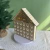 NVOQILIN Christmas Tree And Reindeer Advents Calendar Distinctive Countdowns Calendar With LED Light And 24 Storage Box Countdowns view 4