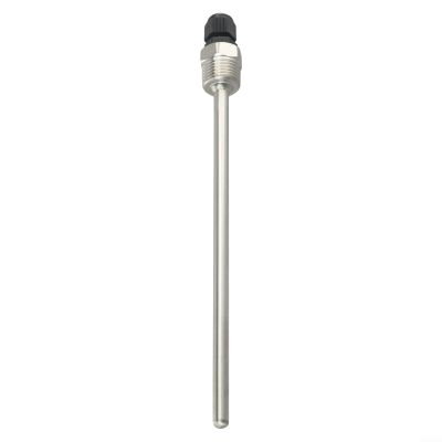 30200mm Thermowell Made from SUS304 Stainless Steel, For BSP G Thread for Temperature Sensors, Supports Sensor Diameter Under 6mm (200mm)
