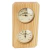ERYUE Wooden Sauna Hygrothermograph Golden Plate 0 to 120 Celsius 0 to 100 Humidity Sauna Thermometer for Indoor Family view 1