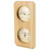 ERYUE Wooden Sauna Hygrothermograph Golden Plate 0 to 120 Celsius 0 to 100 Humidity Sauna Thermometer for Indoor Family view 3