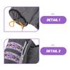 Anneome USB Heated Neck Pillow Adjustable Electric Heat Wrap, Portable Neck Support Cushion Filled Pure, Detachable Cover for Travel and Home Use view 3