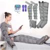 6-Cavity Lymphatic Drainage Massager, Full Body Waist Arm Leg Relax Instrument, Electric Air Compression Massager For Circulation, Improve Pain Full Body Waist Leg Arm Relax,Gray,2arms+2legs+waist view 1