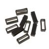 Durability and practicality10pcs watch strap replacement rubber strap black buckle holder 22mm creative and useful view 1