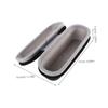 WEKAMOS 2pcs Storage Box Portable Case Shockproof Protective Holder for Thermometers Compact Travel Bag Black Oxford view 2