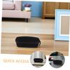 WEKAMOS 2pcs Storage Box Portable Case Shockproof Protective Holder for Thermometers Compact Travel Bag Black Oxford view 3
