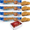 Gingerbread Sandwich Biscuits 154g With Gift Box - Sandwich Biscuits With A Vanilla Flavour Filling (4 x Packs) view 1