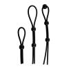 3 Black Craft Rope Multifunctional Accessories, Elastic Leg Strap, Lightweight And Portable, Couple Gift. view 1