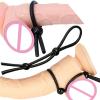 3 Black Craft Rope Multifunctional Accessories, Elastic Leg Strap, Lightweight And Portable, Couple Gift. view 3