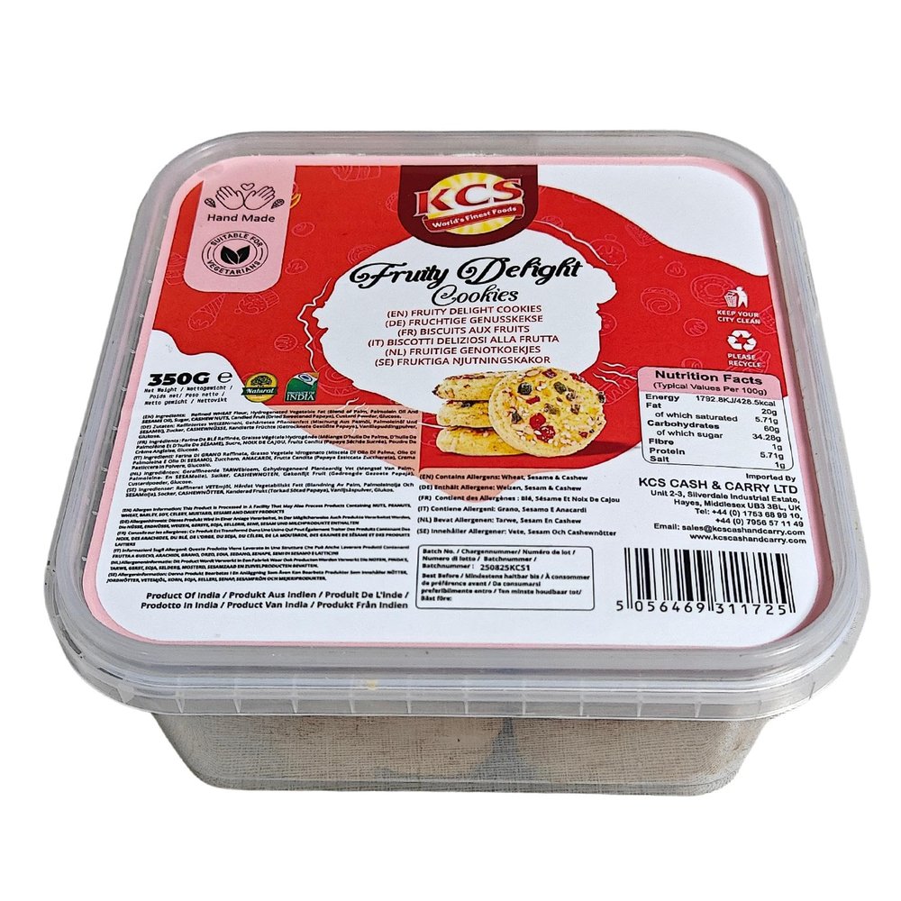 KCS Fruity Delight Cookies 350gm