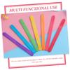 Alipis 200pcs Colorful DIY Ice Pop Sticks Multifunction Wooden Craft Sticks 150x18x1.6mm for Handmade Ice Cream Making and Arts Crafts Supplies view 3