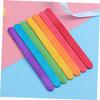 Alipis 200pcs Colorful DIY Ice Pop Sticks Multifunction Wooden Craft Sticks 150x18x1.6mm for Handmade Ice Cream Making and Arts Crafts Supplies view 4