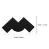 Black Plastic Hairline Enhancement Card for Beard Styling and Edging view 2
