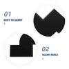 Black Plastic Hairline Enhancement Card for Beard Styling and Edging view 3
