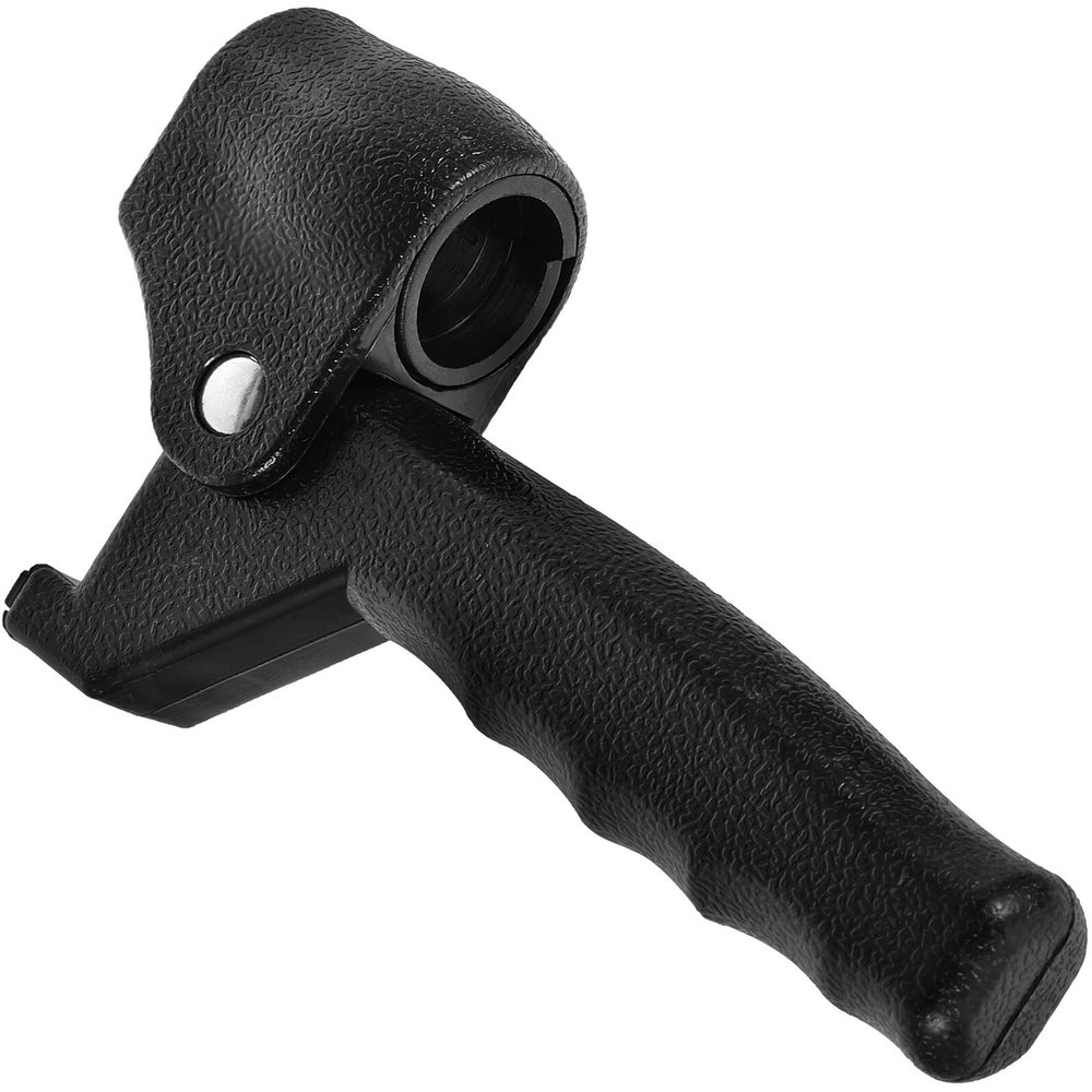 ibasenice Lightweight Handmade Cane Handle for Men Women Comfortable Grip Walking Stick Assist Replacement Knob Support Aid for Elderly Mobility Stylish Black Assist Handle