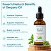 30ml Oregano Oil, 100% Pure & Undiluted Wild Oregano Oil with 92% Carvacrol, Supports Immunity, Cold & Cough Relief, Sore Throat and Digestive Health view 2