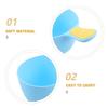 Abaodam 3pcs Shampoo Spoon Reusable Plastic Hair Washing Jug Boys and Girls Bath Cup Ergonomic Handle for Boy Girl Bath Rinse Cup for Newborn view 3
