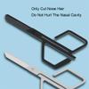 Professional Nose Hair Scissors Facial Safety Stainless Steel for Men Women Effective Must-Have Daily Makeup Tool Beard Ear view 2