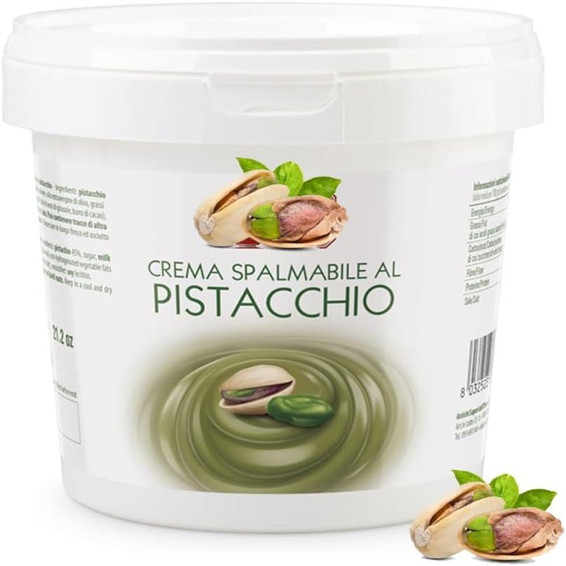 Pistachio Spread 1000g Smooth Creamy Pistachio Paste Rich Nutty Flavour Perfect for Desserts, Baking, Pancakes & Toast