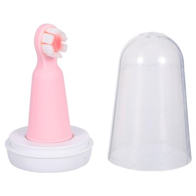Yardwe Silicone Finger Toothbrush for Boy Girl Three Sided Soft Bristles for Oral and Tongue Cleaning First Toothbrush for Months