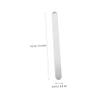 VICASKY Acrylic Ice Cream Sticks Safe to Use and Portable 50 Pcs with Rounded Edges White Sticks for DIY Ice Cream and Handicrafts Making Suitable for Children view 2