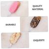 VICASKY Acrylic Ice Cream Sticks Safe to Use and Portable 50 Pcs with Rounded Edges White Sticks for DIY Ice Cream and Handicrafts Making Suitable for Children view 4