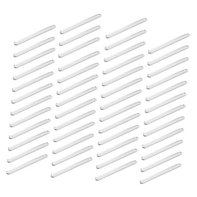 Hohopeti Ice Cream Sticks for Safe Use 50 Pcs with Rounded Edges Acrylic DIY Supply for Ice Cream Making and Handicrafts, Suitable for Children