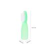 TOYANDONA 10pcs Soft Mini Toothbrushes Small Portable Prison Use Toothbrushes Short Handle Anti-Self- Design Suitable for Mental Health and Detention Facilities, Light Green view 2