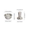 150ML Reusable Coffee Capsule Refillable Capsules Pod, Compatible with VERTUOLINE POP Coffee Makers(1PCS Pod) view 4