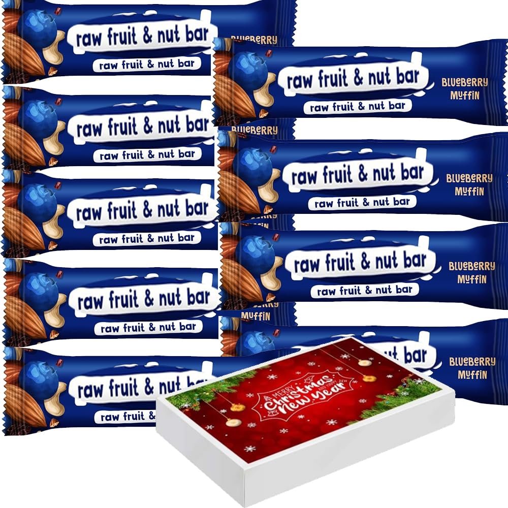 Blueberry Muffin Fruit & Nut Bar 35g - Dried Fruit & Nut Bar with Natural Flavouring - nd (15 x Bars)