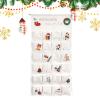 Christmas Countdown Calendar With Pockets - Reusable Holiday Fabric Storage Bag | 24 Pockets Advent Countdown Calendar 2025 For Chocolate Candy Cookie Treat