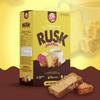 KCS Gur Rusk 400g - Sweet & Crunchy Traditional Indian Biscuit | Perfect Tea-Time Snack view 1