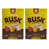KCS Gur Rusk 400g x 2 Crunchy Whole Wheat Biscuit with Natural Jaggery | Healthy Snack for Tea & Coffee | Sweet and Delicious view 1
