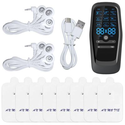 9-in-1 Period Simulator Machine for Men Labour Pain Simulator for Men 9 Modes Electric Massager for Back Sciatica Shoulder Pain(with 8 Patches)