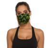 BVKWNTSA Reusable Respirator Face Mask with Filter - Green Leaves And Plants Printed Breathable Cotton Dust/Paint Safety Cover, Adjustable Ear Straps & Nose Wire view 4
