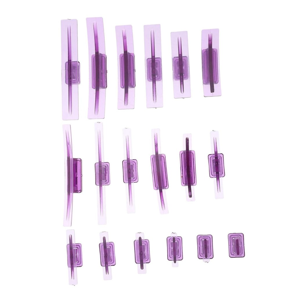 ELAYARD 18 Pcs Body Dent Puller Paintless Repair Tool Dent Pulling Glue Tabs for Vehicle Body Automotive Repair Easy to Use Nylon Plastic