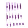 ELAYARD 18 Pcs Body Dent Puller Paintless Repair Tool Dent Pulling Glue Tabs for Vehicle Body Automotive Repair Easy to Use Nylon Plastic view 1