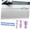 ELAYARD 18 Pcs Body Dent Puller Paintless Repair Tool Dent Pulling Glue Tabs for Vehicle Body Automotive Repair Easy to Use Nylon Plastic view 3